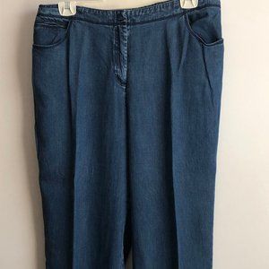 * SOLD * J. Jill - denim crop pants...Size: 18
